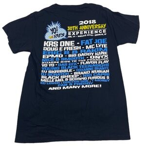 2018 Yo MTV Raps KRS One Fat Joe Doug E Fresh Rap T-Shirt Medium Big Daddy Kane
